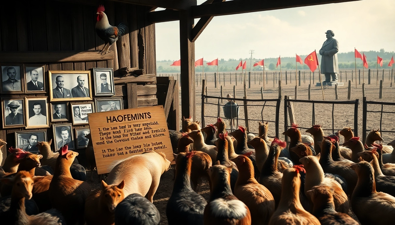 analysis of allegory in 'Animal Farm'-article