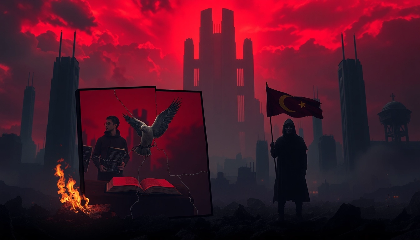 allegory in dystopian literature-title
